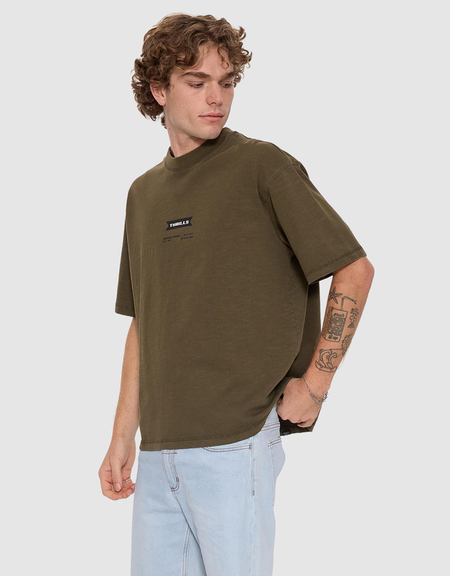 Thrills - Serviced Box Crop Tee