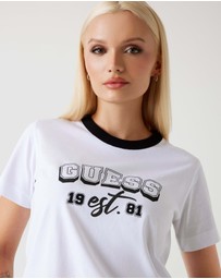 GUESS - SS CN College Guess Tee