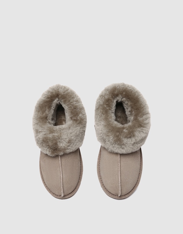 EVERAU - Australian Shepherd Ugg Homey Special Cow Suede Upper House Shoes
