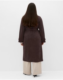 City Chic - Eliza Sueded Trench