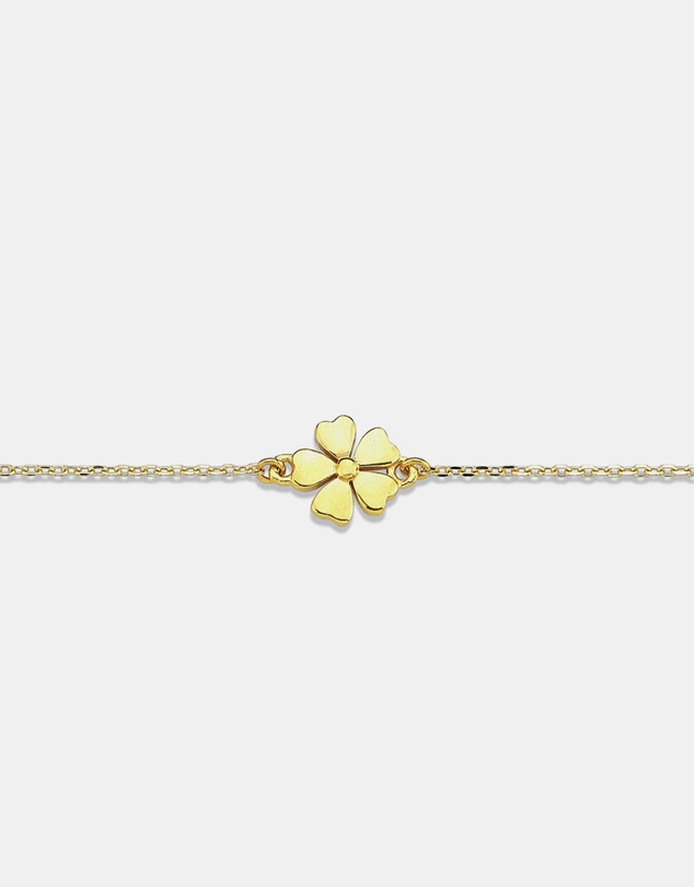 Zoe Olivia - 9K Gold Flower Bracelet