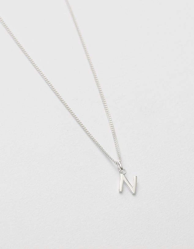 Kirstin Ash - N Outline Initial Necklace