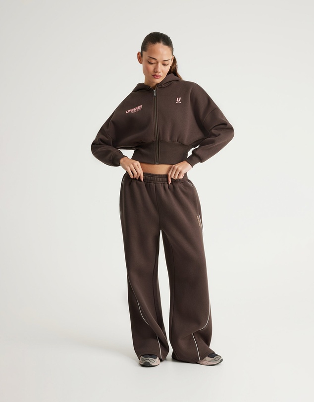 Upstate - Off-Duty Track Pant - Espresso