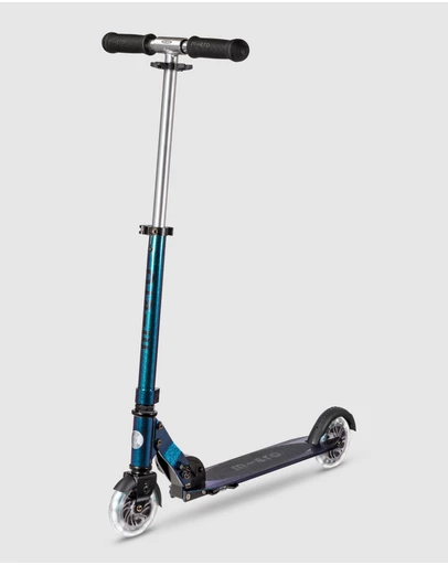Micro Scooters - Micro Sprite 2 Wheel Folding Scooter Pearl with LED wheels