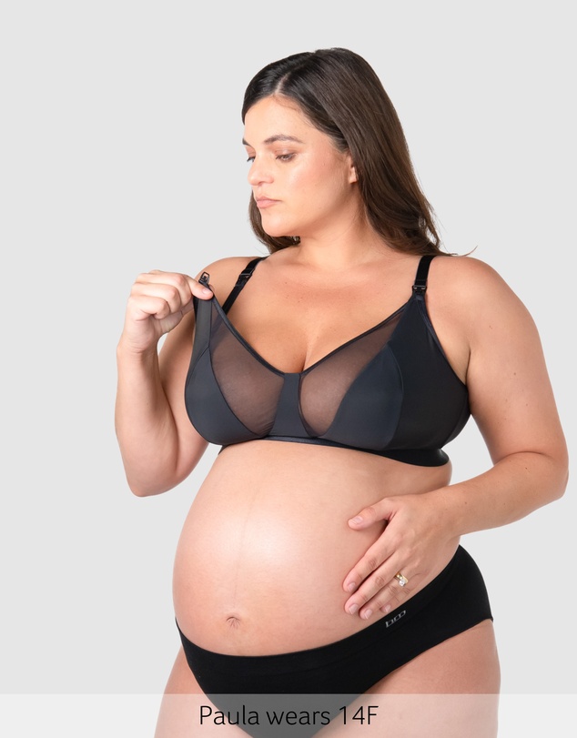 Hotmilk Maternity Lingerie - Flawless Full Cup Plunge Nursing Bra - Wirefree