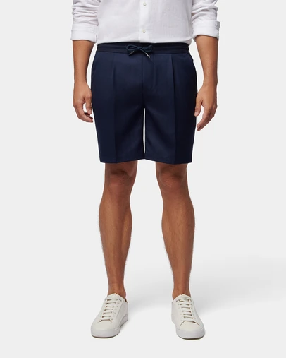 Peckham Rye  - Drawstring Herringbone Short
