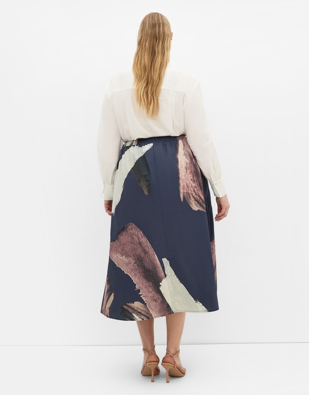 City Chic - Alisha Print Skirt