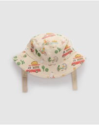 Purebaby - Reversible Bucket Hat -Kids-Babies