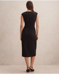 Forever New - Lisette Column Button Midi Dress