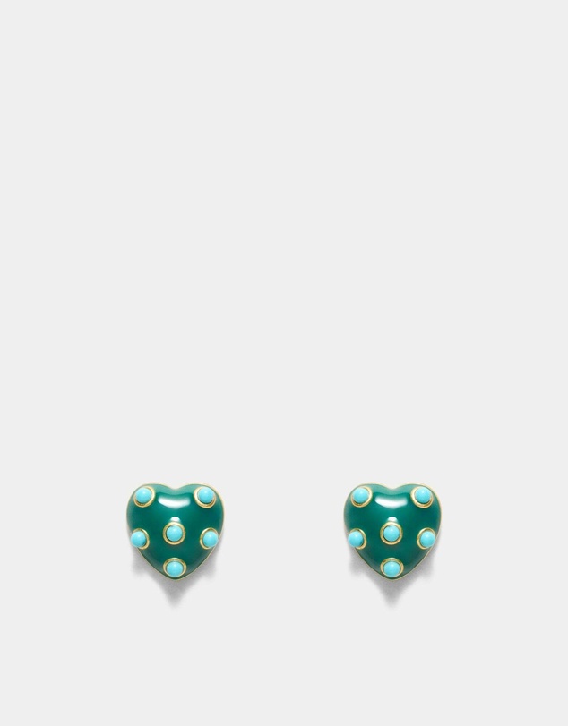 MIMCO - Polka Heart Stud Earrings