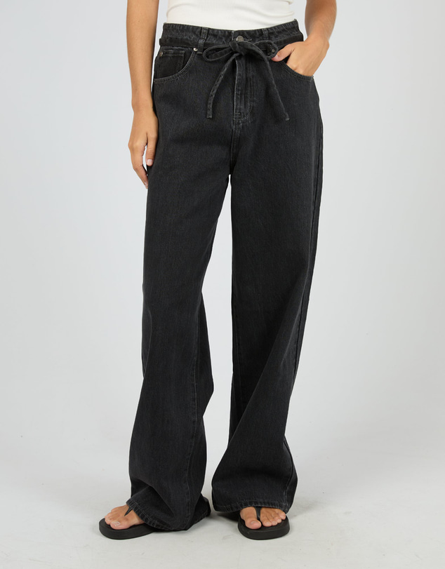 All About Eve - Gia High Rise Baggy Coal