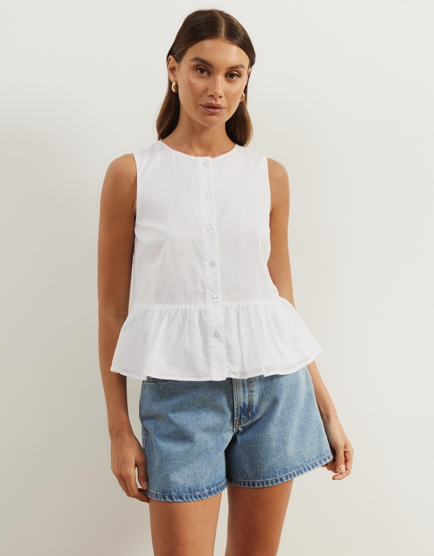 Atmos&Here - Tilly Peplum Shift Top