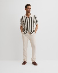 Country Road - Organically Grown Cotton Stripe Knit Shirt