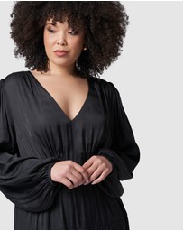 Pink Dusk by Curve Project - Nothing But You Maxi Dress