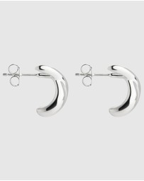 Najo - Oceane Silver Stud Earring