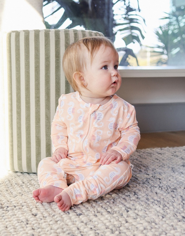 Kynd Baby - Essential Onesie in Seahorse