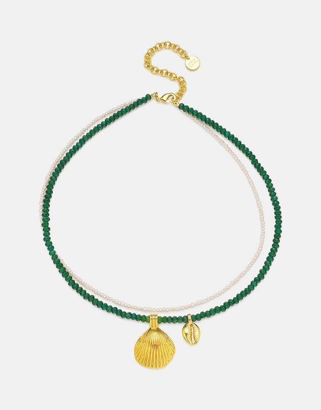 Amber Sceats - Evisa Necklace in Green