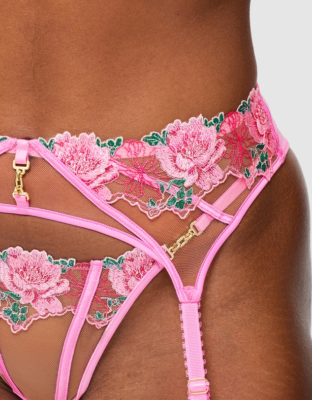 Ann Summers - Caged Rose Suspender Belt