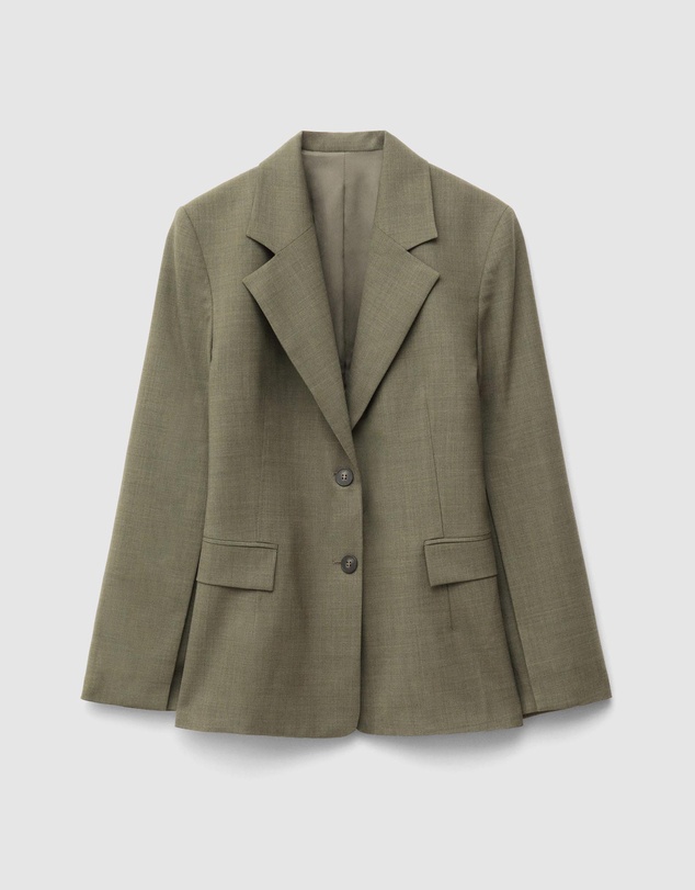 & Other Stories - Single-Breasted Wool Blazer