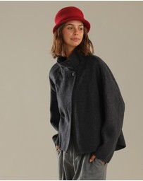 Morgan & Taylor - Sadie Woollen Pull On in Dark Red