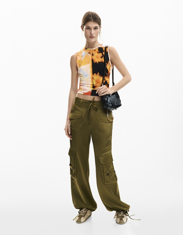 Desigual - Arty floral T-shirt
