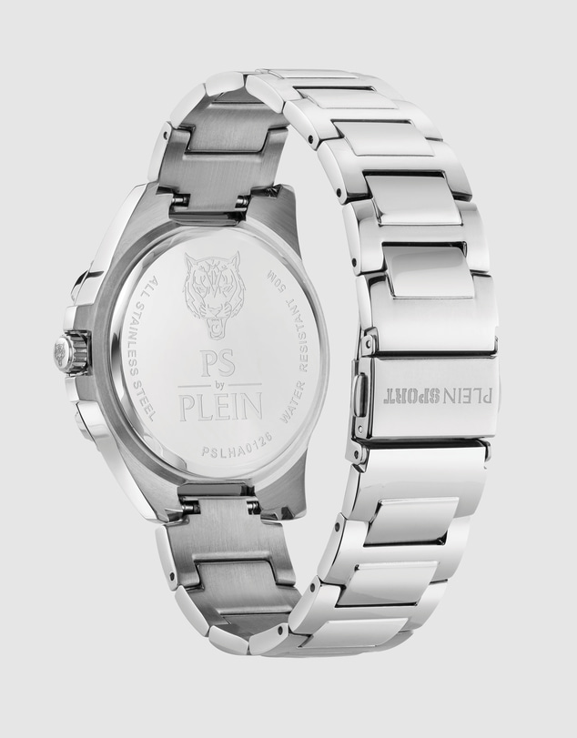 Plein Sport - Plein Sport Beauty Diva 40mm Light Pink Dial Silver-Tone Stainless Steel Bracelet Watch