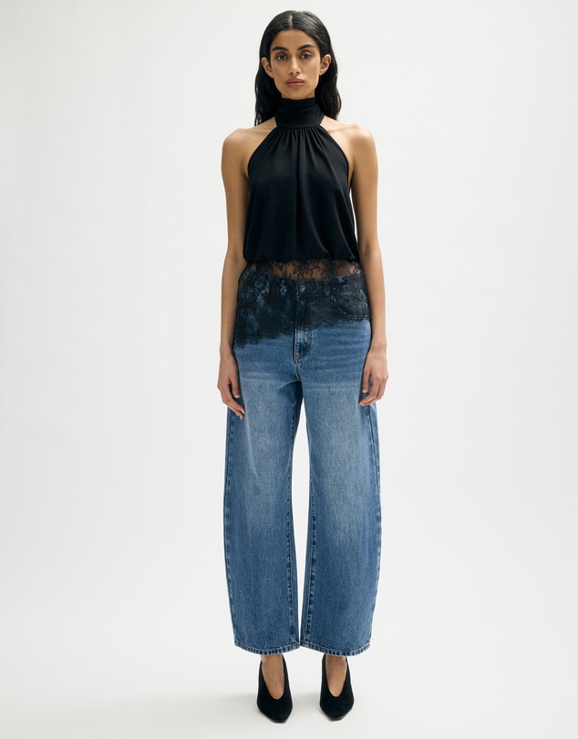 Minima Esenciales - Quentin Mid Rise Barrel Leg Jeans