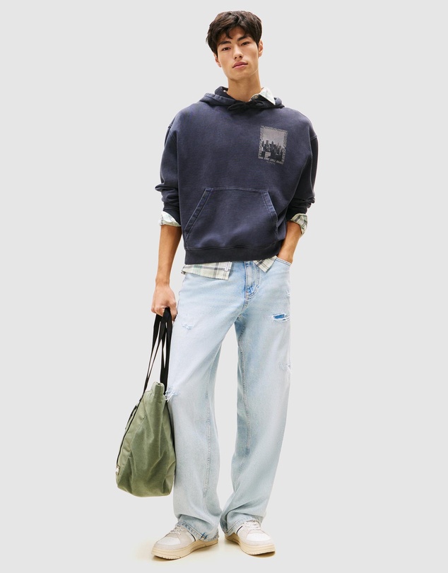 Tommy Jeans - 90s Washed Photo City Hoodie