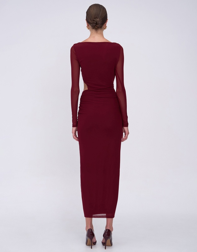 Suboo - Christy Mesh Ruched Front Maxi