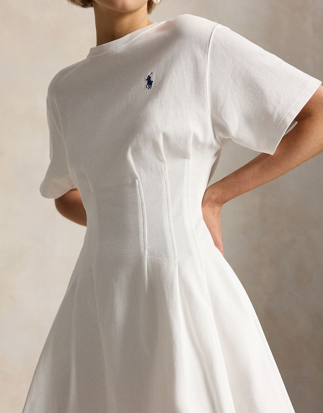 Polo Ralph Lauren - Shaped Cotton Jersey Tee Dress - ICONIC EXCLUSIVE