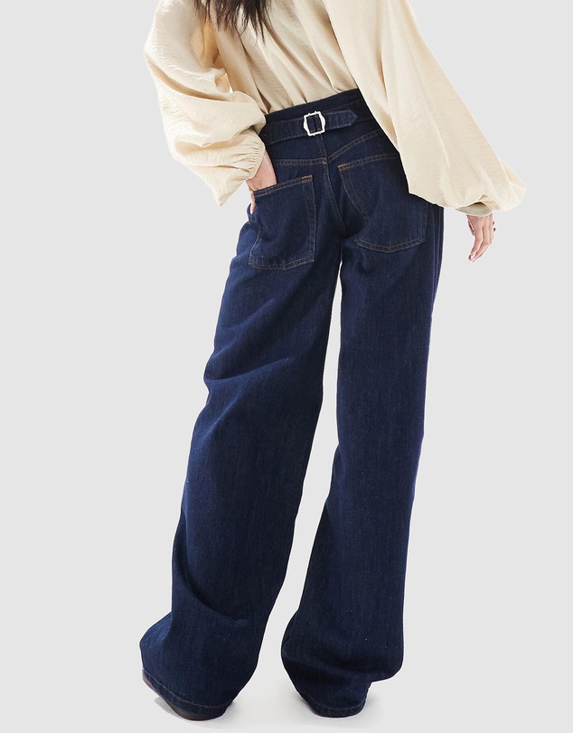 TOPSHOP - Cinch Low Rise Relaxed Jeans