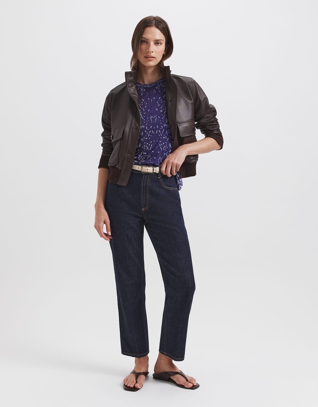 SABA - Elyse Leather Bomber