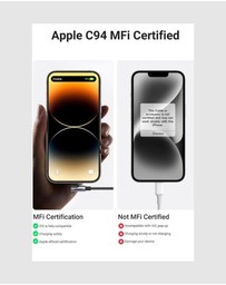 Ugreen - UGREEN MFi 90° USB-C to Lightning Cable Fast Charge 3A