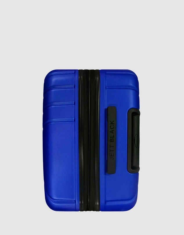 JETT BLACK - Royal Blue Maze Short Stay Luggage Set