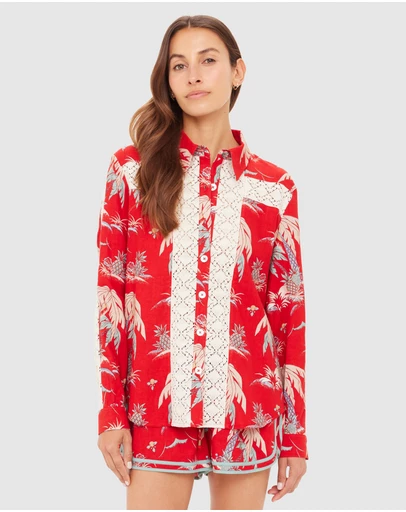 The Upside - Palma Bobbi Collared Shirt
