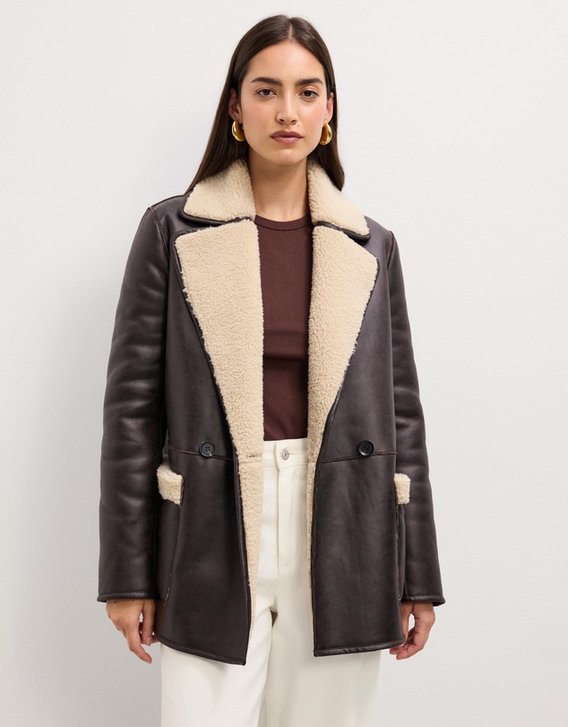 The Fated - Tyra Shearling Coat