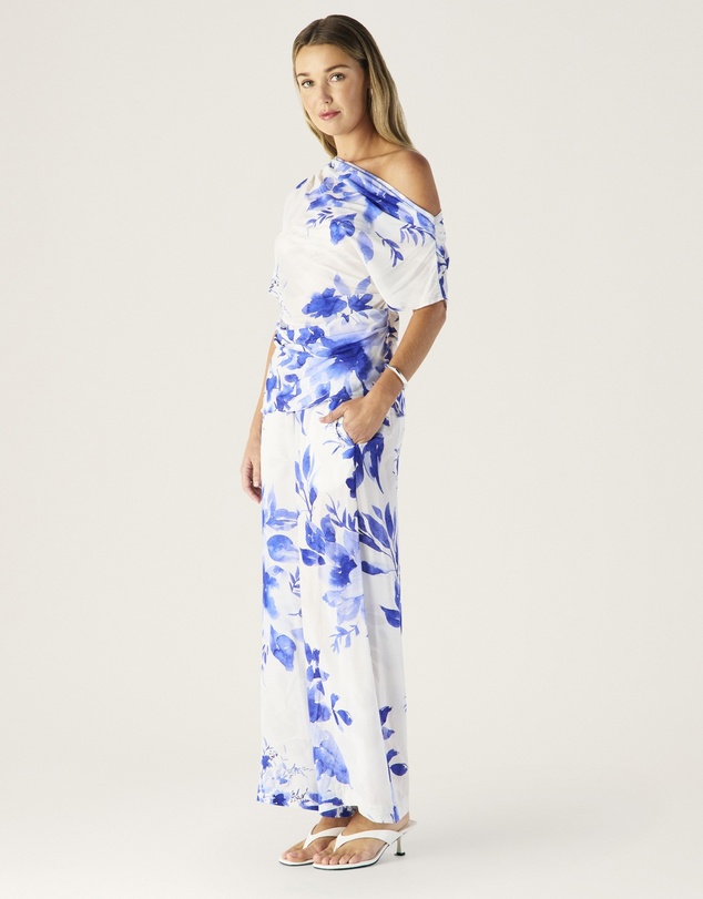 MOS The Label - Isola Print Off Shoulder Top