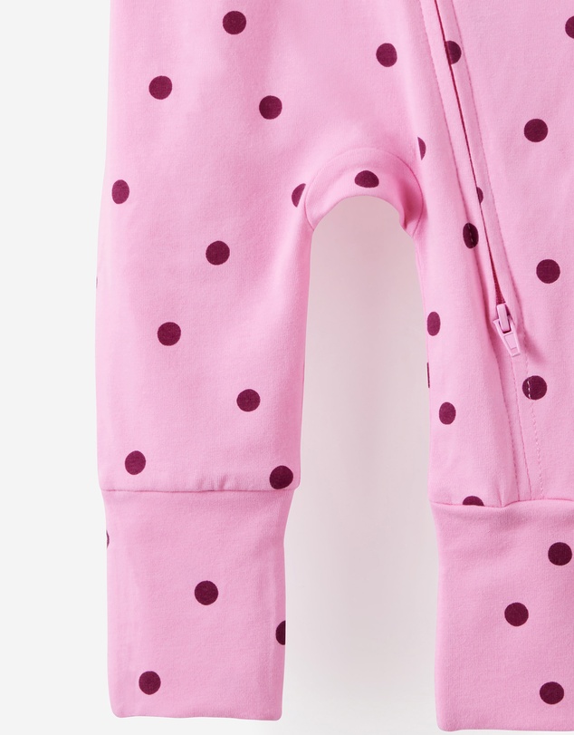 Cotton On Kids - Growie Long Sleeve Zip Romper
