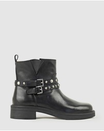 Edward Meller - WAVERLY Ankle Boot with Studded Straps