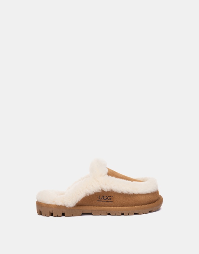 EVERAU - Australian Shepherd Ugg Layna Cow Suede Upper House Shoes
