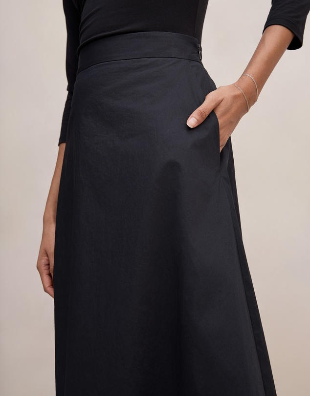 Forever New Petite - Chrissy Petite Cotton Midi Skirt