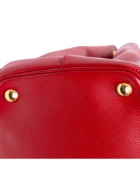 Pre-Loved by Azura Reborn - Pre-Loved Large Saffiano Lux Galleria Double Zip Satchel