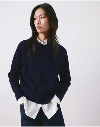 M.N.G - Knitted Polo-Neck Sweater