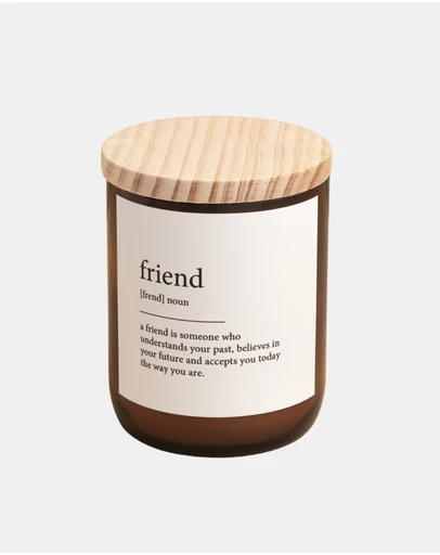 The Commonfolk Collective - Friend ~ Dictionary Meaning Candle