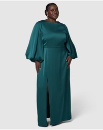 Pink Dusk by Curve Project - Enamoured Maxi Dress