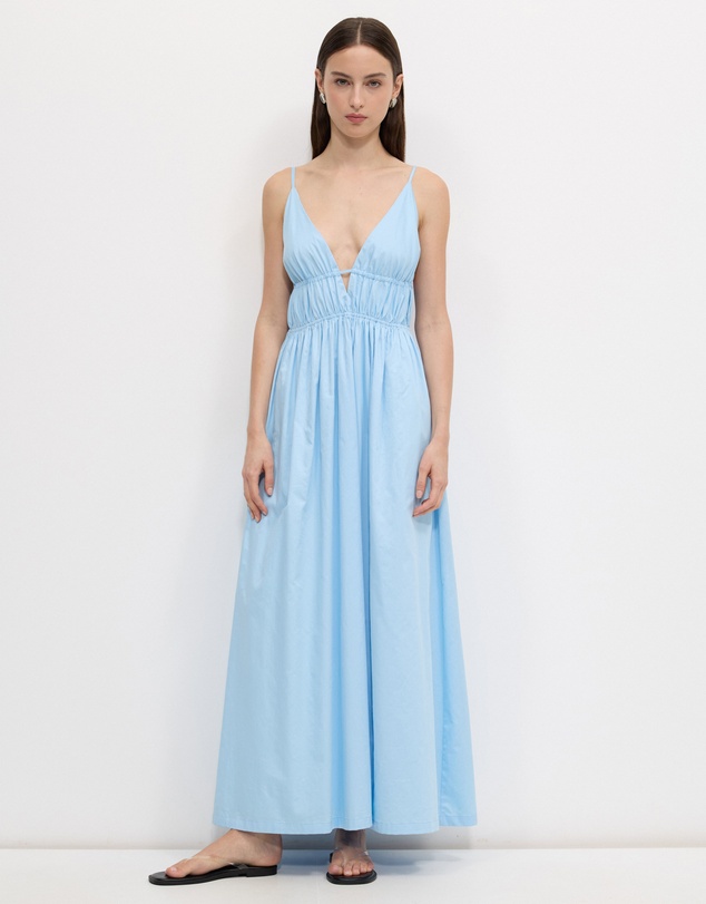 Calli - Alecia Plunge Maxi Dress