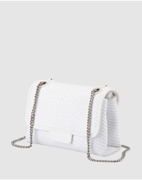 Olga Berg - Alexa Woven Shoulder Bag