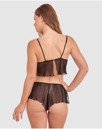 Bras N Things - Night Games Com-Pleat Me Cami - Black