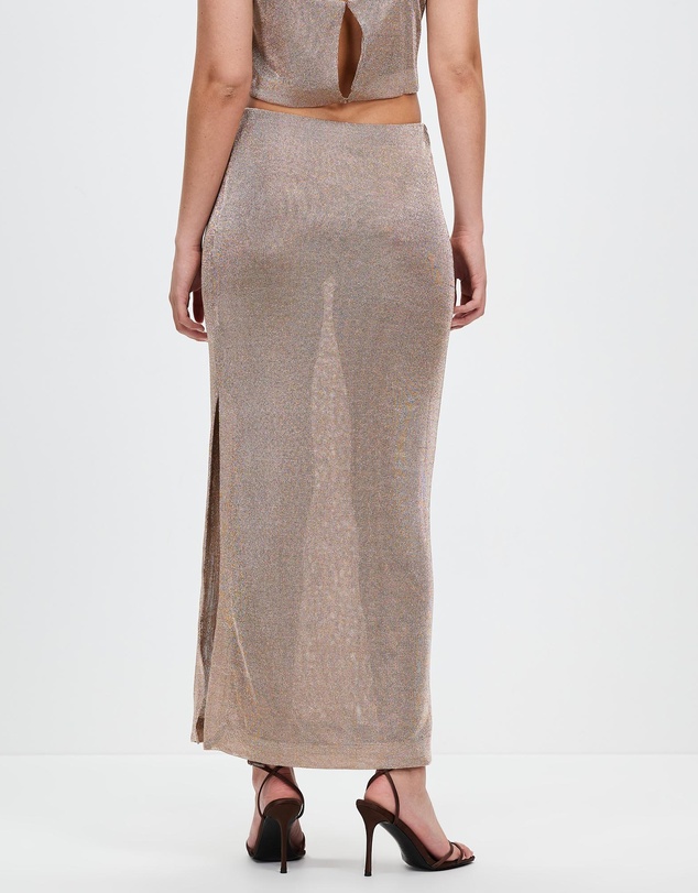 Third Form - Heavy Metal Knit Maxi Skirt