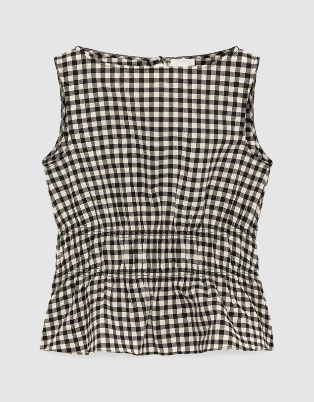 ARKET - Seersucker Smock Top